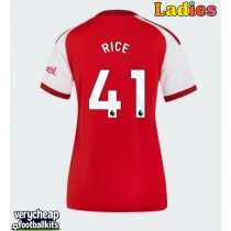 Arsenal Declan Rice #41 Replica Home Shirt Ladies 2026-27 Short Sleeve